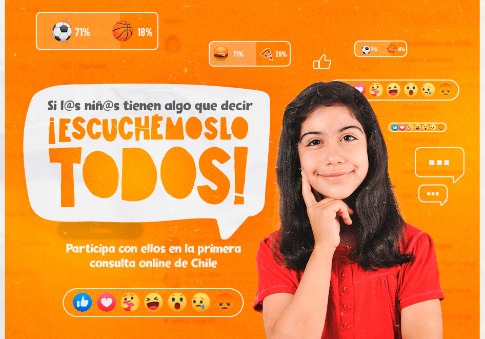 Banner horizontal Los niños tb votan
