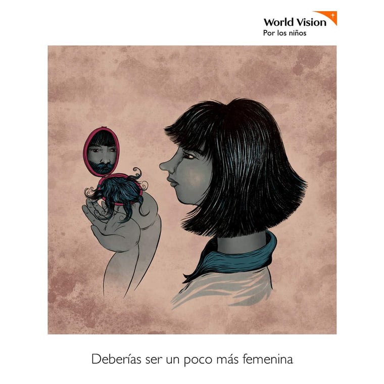 Ilustración Deberías ser un poco más femenina: Carla Vaccaro