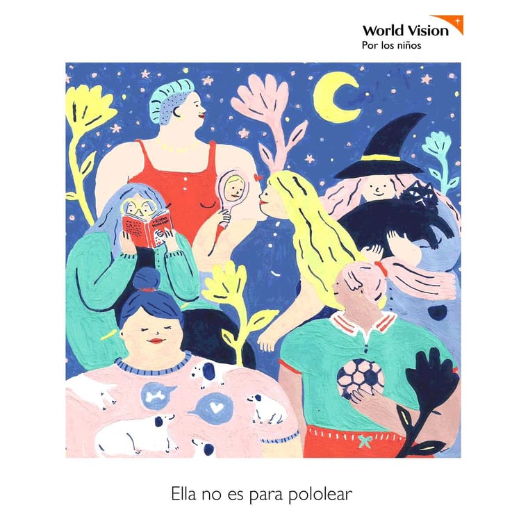 Ilustración Ella no es para pololear: Catalina Cartagena 