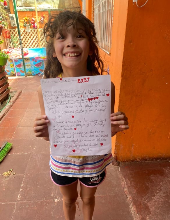 Maite y su carta
